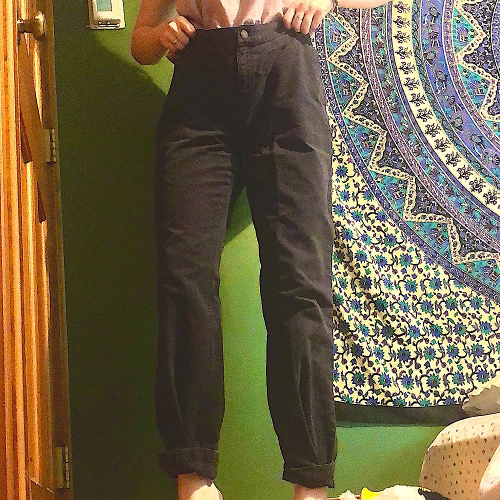 🥀VINTAGE BLACK MOM JEANS🥀
